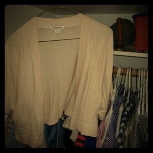 Light, silk/cotton LK Bennett Blush Pink Shrug